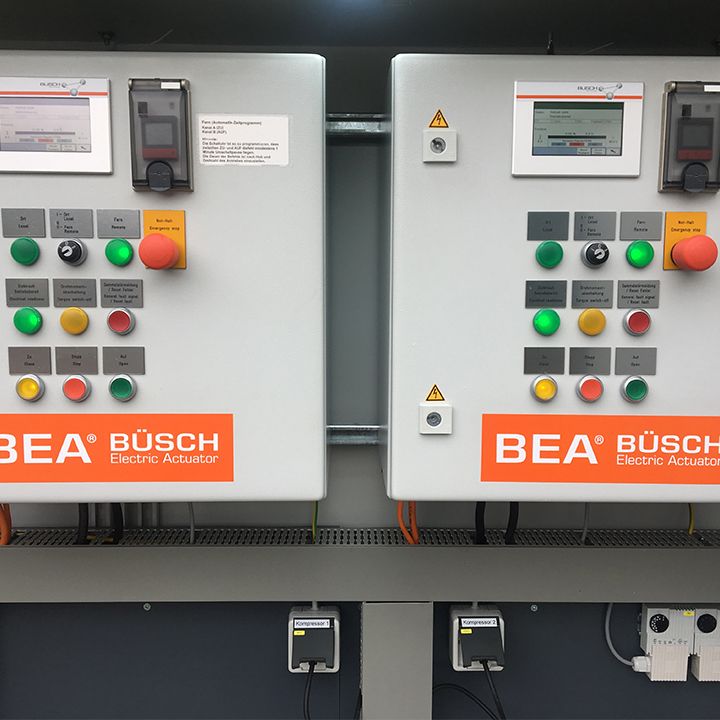 Technologia sterowania BÜSCH w układzie odzyskiwania czystej wody Wodociągi Naunhof, Niemcy